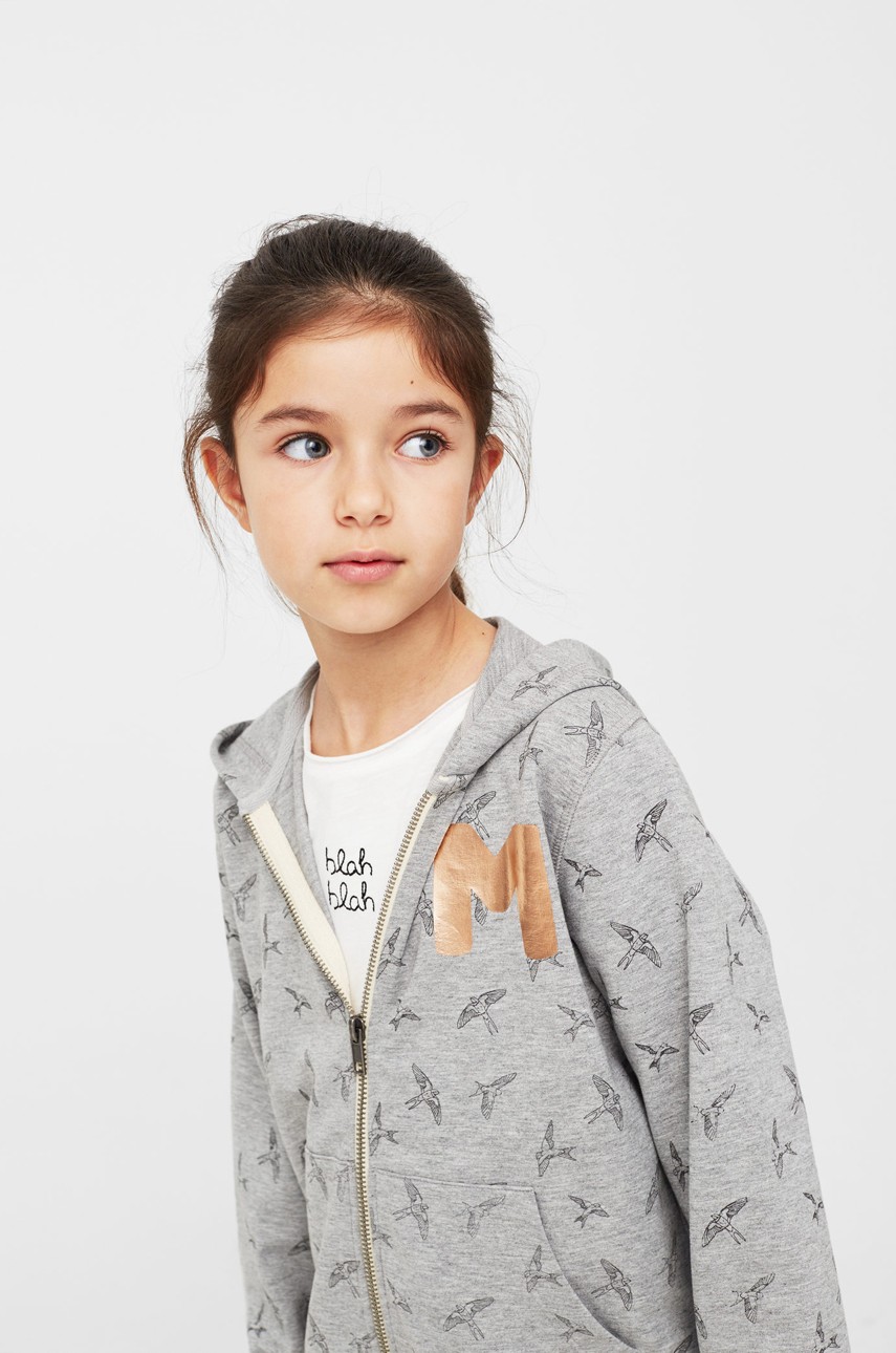 Mango Kids - Dětská mikina Felipa 104-164 cm