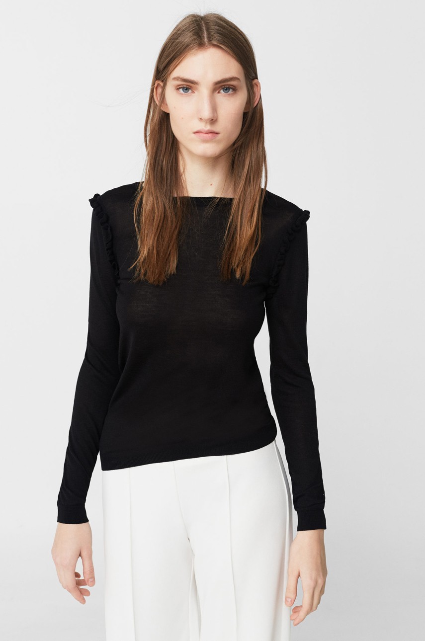 Mango - Svetr Ruffle